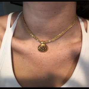 GIVENCHY GOLD CHOKER NECKLACE